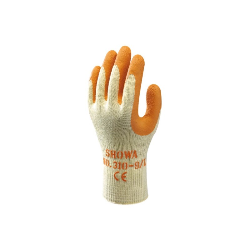 310 Orange Werkhandschoen latex